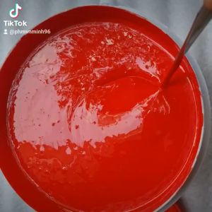 Sơn chậu cảnh đỏ tươi hệ nước siêu bóng( Lon 4 lít)