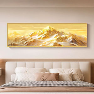BAOGEYU | Modern Aesthetic Wealth-Bringing Decorative Painting with Auspicious Backdrop