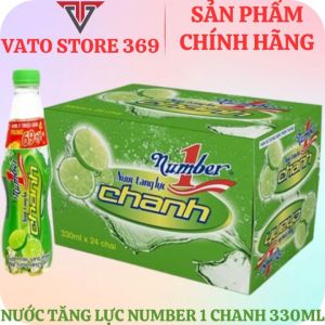 Nước tăng lực NUMBER 1 chanh chai 330ml