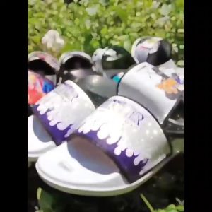 SENDAL SLOP ANAK COWO TRENDI LUTFY FULL COLOUR ANIME (COD) BAYAR DI TEMPAT TERMURAH  26-35