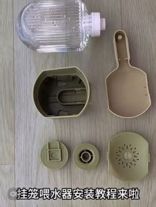 Pet Food Bowl Can Hang Stationary Feeder Bowls for Cat Cage Dog Dogs Hanging Bowls Puppy Rabbit Kitten Feeder