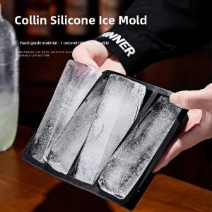 WEVOLA | Long Strip Large Ice Molds Silica Gel Ice Box Cover