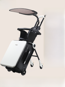 เจล Lingtong กระเป๋าเดินทางกระเป๋าแม่เด็กรถเข็น Rider กระเป๋าเดินทางกระเป๋าถือ ซิป สไตล์ลำลอง อลูมิเนียม-แมกนีเซียมโลหะผสม