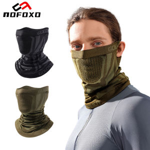NOFOXO Windproof ขี่จักรยานหน้ากากรถจักรยานยนต์ฤดูหนาว WARM สโนว์บอร์ดสกีเดินป่าหน้ากากกีฬาผ้าพันคอคอ Gaiter จักรยานผ้าพันคอ