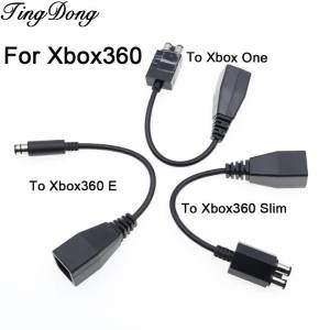 1 Bộ Chuyển Đổi Nguồn Điện Cáp Cấp Nguồn Cho Xbox 360 Sang Xbox 360 Slim/Xbox One/E Chuyển Đổi Dây Tương Thích Với Microsoft