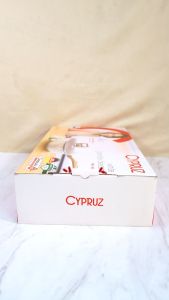 Cypruz White Granite Diecast Casserole+Lid 20 cm