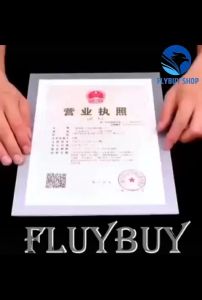 FLYBUYSHOP A4/A3 Magnetic Sign Holder Wall Mount Self-Adhesive Picture Poster Display Frames for Office Store