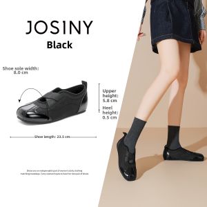 Josiny | Color Block Easy-on Slipper Ballerina Shoes