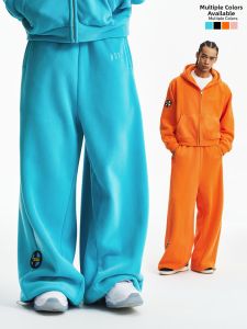 MEDM | Couples Lightweight Fleece Outfit Hoodie Zipper Sweatsuit & Elastic Pants