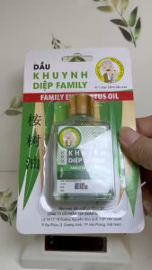 Dầu Khuynh Diệp Family cao cấp hiệu bà bồng cháu Shabigroup (C/25ml)