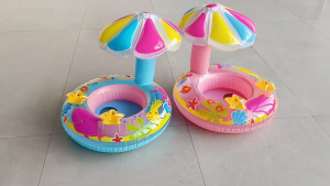 Phao bơi chống lật an toàn có mái che chống nắng dạng nấm - Phao ghế ngồi cho bé 1-5 tuổi PXC-MC01