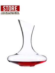 BarSoul Handblown Lead-Free Crystal Wine Decanter Professional Red Wine Aerator Pouring Glass for Commercial Use