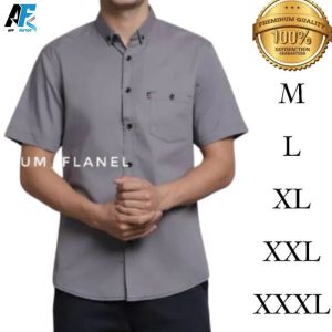 Kemeja Polos Lengan Pendek Kemeja pria Lengan Pendek