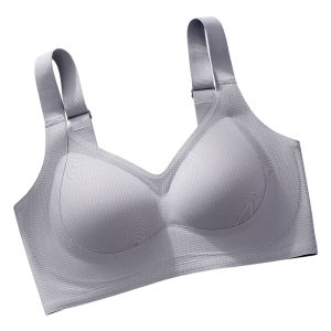 Miiow | Wireless Seamless Sports Bra Womens Small Chest Gathered Push Up Anti Sagging Beautiful Back Thin Looking Large Chest Underwear