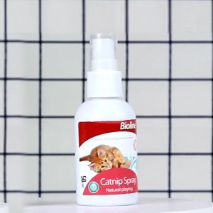 Bioline Natural Catnip Spray Cat 50ML Anti Stress Healthy Organic Catnip Spray Mint Mainan Kucing Pet Supplies 猫薄荷 貓咪用品