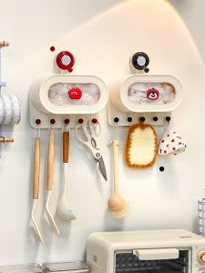 Disposable Plastic Storage Box Kitchen Home Essential Tool Hole-Free Preservation Film Cover Filter Net Rack Organizer