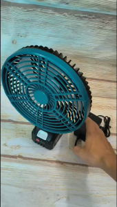 SV Quạt 8inch cánh nhựa không chổi than dùng pin 18V - 21V (chung chân pin Makita)