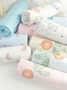 Khăn Bông Hai Lớp Thoáng Khí Cho Bé Gái Quần Áo Sau Sinh Mùa Xuân Hè Chăn Che Khăn Tắm Vải a Chất Liệu Thủ Công DIY