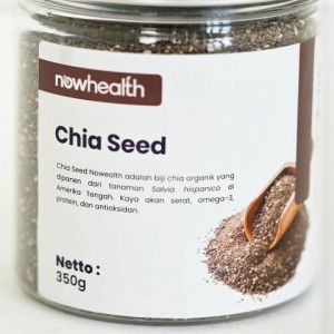 Chia Seed 500 gr Nowhealth Organik Biji ChiaSeed Hitam Mexico Premium