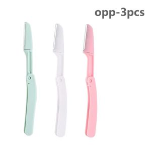 Face Razor Eyebrow Trimmer Ladies Eyebrow Knife Facial Shaver Blades Hair Remover for Women Scissors Professional Beauty Tools