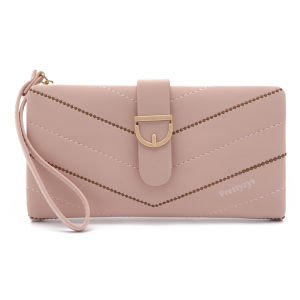 Fashion Women Long Wallet Thread Coin Purse High Capacity Female Purse