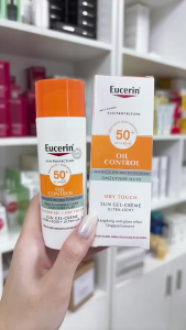 Kem Chống Nắng Eucerin Sun Gel-Cream Dry Touch Oil Control SPF50+ 50ml Cho Da Dầu Mụn Nhờn
