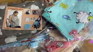 [Hoàn Tiền 6%] Khăn choàng cho bé bú khăn che bụi cho bé khăn che nắng cho bé mesocshop