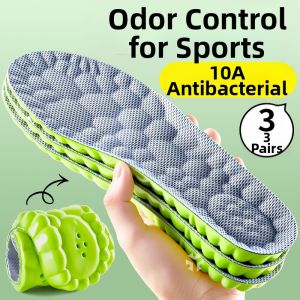 ZHIHAOEN | Antibacterial Sweat Absorption Anti Odor Cushioning Insoles