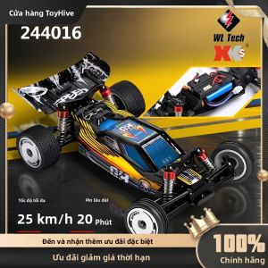 Xe Mô Hình Điều Khiển Từ Xa WL Tech 244016 RC Tốc Độ Cao Tỷ Lệ 1:24 Hai Bánh Dẫn Động Điện Đồ Chơi Xe Mô Tô Địa Hình Bằng Kim Loại Và Nhựa Quà Tặng Dành Cho Độ Tuổi 14+