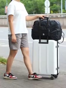 【On Hand】Fitness Bag Luggage Bag Large Capacity Travel Foldable Waterproof Travel Women Multifunctional Bag