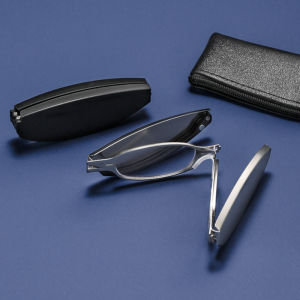 Foldable Pocket Reading Glasses HD Portable Anti-Blue Light for Middle-Aged and Elderly Ultra-Light Mini Men and Women Glasses for the Elderly Three-Section Discount