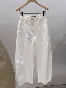 PAIBOLI | Summer Casual Loose Womens Wide Leg Pants BF Lazy Style New 2025 Trendy Knife Edge Pants High Waist Straight Cut Zipper