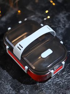 Japanese-style Stainless Steel Lunch Box for Kids Multi-layer Insulation Bucket Large-Capacity Divided Lunch Box for Girls
