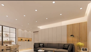 LAMPU DOWNLIGHT LED 3 WARNA 5 WATT AC 220 VOLT / LAMPU PLAFON WARNA GOLD DAN SILVER 5 WATT