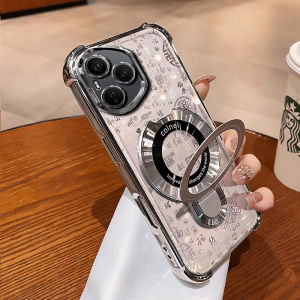 Huawei Honor 500 pro Phone Case with Magnetic Stand Luxury Protective Soft Shell for Men And Women Anti-Fall Gradient Design