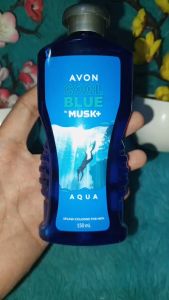 Cool Blue by Musk+ Splash Cologne 150 mL - Aqua