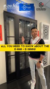 [Best Bundle Deal] Zeus E-860 Face Recognition Door Lock (Optional S-350G Gate Lock) - Face Recognition/ PIN/ RFID/ Fingerprint/ Keys