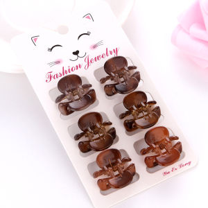 Princess Style Mini Hair Clips Womens Forehead Small Grab Clip Fringe Hair Accessories Korean Fashion out Hair Decorations