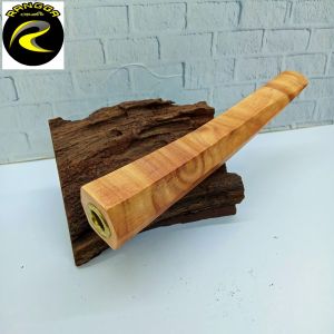once pipa sedotan kayu Cendana wangi model segi 6 L04