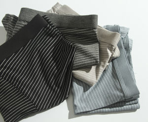 Wearable 120.00kg Modal Cotton Plus Size Underwear Japanese Style Mens Striped Boxers Minimalist Mid Waist plus Size Plus Size Underwear