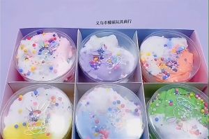 สไลม์ดินเบา สไลม์นุ่มฟู สไลม์เนื้อก้อนเมฆ สไลม์ขุ่น สลาม หอม ยืด ไม่ติดมือ