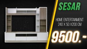 ชุดวางทีวีและตู้โชว์ รุ่น SESAR ส่งฟรี พร้อม e-Tax Invoice & e-Receipt ได้