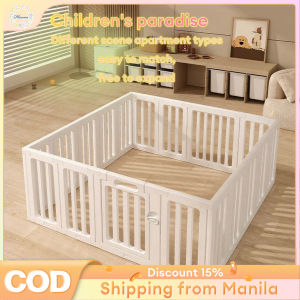 Baby Safety Playpen Adjustable Indoor Easy Install | Multifunctional Drop-Resistant Play Yard