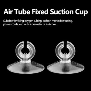10-30Pcs Aquarium Air Tube Suction Cup Clips 4/6mm Oxygen Hose Fixing Holders for Fish Tank Air Pump Pipe Fixed Accessories