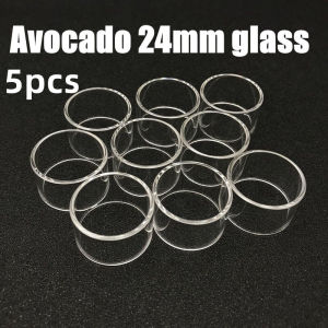 5pcs Avocado 24mm RDTA Glass Tube Avocado 24 Glass Bin Accessories