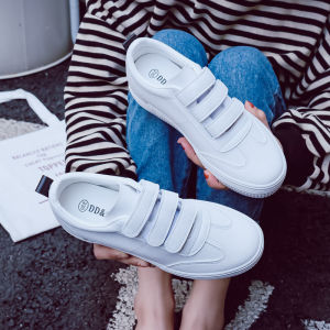 Fall Thick Bottom Boosting White Sneakers Womens 2025 New Hot Student Sports Casual Magic Tape Board Shoes Low Top Canvas Shoes