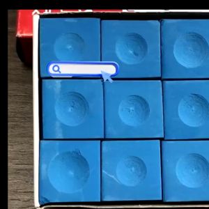 จัดส่งภายในประเทศ 12/24/48 อัน ช็อคฝนหัวคิว บิลเลียด ชอล์ก Billiard Chalk สีน้ำเงิน กล่องละ