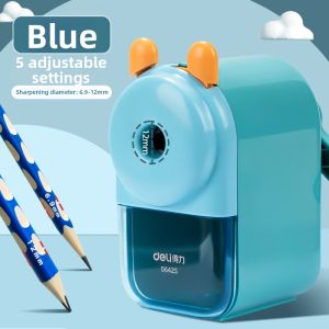 deli | Automatic Electric Pencil Sharpener for Children