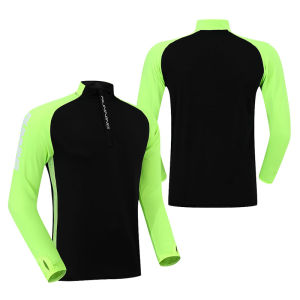 Fleece Lined Football Training Kit Men Women Casual Outdoor Long Sleeve Sports Wear Zipper Half Opened Uniform for Fans And Clubs