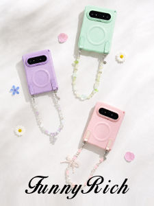 FUNNY RICH | Matte Gold Flip Magnetic Full Protection Anti-fall Stand Rope Position Case